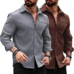 Lymio Men Shirt || Solid Shirt for Man || Full Sleeve || Casual Style (Packs Also Available) (Utility) - Image 7