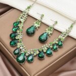 Shining Diva Fashion Necklace Jewellery Set for Women Latest Stylish Design Fancy Crystal (16987s) - Image 2
