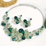 Shining Diva Fashion Necklace Jewellery Set for Women Latest Stylish Design Fancy Crystal - Image 5