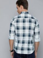 The Indian Garage Co Men's Cotton Slim Fit Checkered Full Sleeves Cutaway Collar Casual Shirt - Image 4