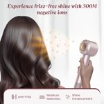 MakeMeebold Make Mee Bold Swift High-Speed Hair Dryer | 110,000 RPM Motor | 3X Faster Drying | 4 Modes with AI Smart Heat Control | Lightweight & Quiet Hair Dryer with Magnetic Concentrator | Frizz-Free Shine | Gifts for woman - Image 8