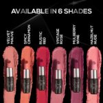 RENEE Prime Matte Lipstick - Velvet Mauve, Lightweight & Long-Lasting Formula, Creamy Matte Finish, One Swipe Application, Non-Drying, Vitamin E Infused, 4.5Gm - Image 7
