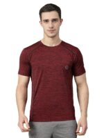 CHKOKKO Men's Polyester Regular Fit Round Neck Regular Dry Fit Gym Sports T-Shirt - Image 14