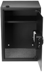 Amazon Basics Digital Safe With Electronic Keypad Locker For Home, Gross Capacity - 58L (Net - 51L), Black - Image 5