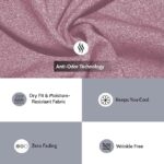 CHKOKKO Womens Stylish Activewear Quick Dry Lightweight Breathable Printed Round Neck Half Sleeve Regular Fit Gym T Shirt for Sports Yoga and Training - Image 8