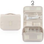 Mossio Polyester Compact Business Toiletry Kit Personal Organizer Handbag (Pink Striped, 8 Cm, Large) - Image 11