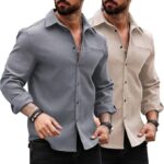 Lymio Men Shirt || Solid Shirt for Man || Full Sleeve || Casual Style (Packs Also Available) (Utility) - Image 16