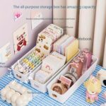 Multipurpose Plastic Storage Box and Organiser for Drawers, Kitchen, Bathroom & Desk | Slim Organizer Bins for Stationery, Makeup, Toys & More | Storage Organiser Pack of 4(26.5x10x9 cm) - Image 3