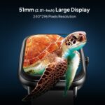 Fire-Boltt Ninja Call Pro Max Bluetooth Calling Smart Watch, 2.01" HD Display, 120+ Sports Modes, Health Suite, AI Voice Assistance, SpO2 & Heart Rate Monitor Smartwatch for Men & Women - Black - Image 4