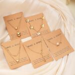 Shining Diva Fashion 5 Pcs Latest Stylish Heart Butterfly Pearl Necklace Jewellery Set for Women Pendant Necklace Gifts for Girls (16476np) - Image 5