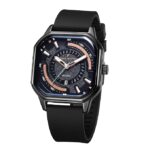 Daniel Hechter Paris Rivoli Collection Modern Analog Watch for Men with Octagon Dial and Silicon Band-DHM1003 - Image 22
