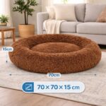 ZEXSAZONE Winter Round Donut Comfortable Durable Both Sides usable and Washable Pet Bed | Dog Bed | Puppy Bed | Cat Bed | Mat Cat | Medium Dog Bed for Cats Puppies Labrador German Shepherd Bulldogs - Image 3