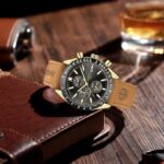 NIBOSI Men's Watch Analog Silicone Quartz Wrist Watch for Men Business Waterproof Sport Stainless Steel Leather Watch with Calendar - Image 4