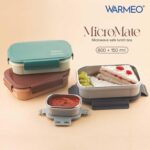 WARMEO MICROMATE Microwave-Safe Stainless Steel Lunch Box, Bpa Free, Perfect for Office, School, Travelling, Combo(800ml+150 ml),Green - Image 9