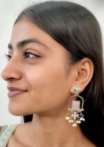 Mehendi Polish Earrings – Traditional Design for Women - Image 4