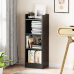 Lukzer 3 Layer Engineered Wood Multipurpose Rack Bookshelf Storage Organizer Stand (MR-010/Oak Brown/80x33x22cm) - Image 10