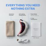 Aerowave Advanced Electric Gua Sha Massager for Face | EMS Microcurrent, Red Light Therapy & Radio Frequency | 5 LED Light Therapies with Sonic Pulsation | Supports Lymphatic Drainage, Acne Control, Facial Toning & Anti-Aging Care - Image 8