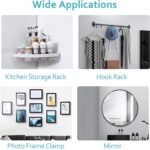 JIALTO Wall Hooks for Hanging Strong, Adhesive Hooks for Wall Heavy Duty, Wall hangings, Kitchen Accessories Items, Sticky Photo Frame Hangers (Pack of 20, Nail Hook) - Image 5