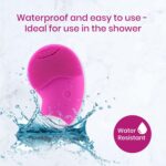 iGRiD Facial Cleansing Massager, Smart Facial Cleansing Device with Silicone Brush & Anti-Aging Massager - Waterproof Lift, Firm, and Tone Skin on Face and Body - Image 5