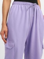 JUNEBERRY® 100% Pure Cotton Regular Fit Mid Rise Cargos with Pocket for Women & Girls - Image 3