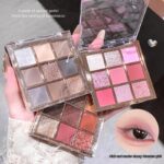 Gege Bear Phantom Eyeshadow Palette | Effortlessly Gorgeous Eye Drama Every Time | Clean Girl to Glam Looks | Buttery Smooth Formula | High-Pigmented Eye Makeup | Soft Pastel & Bold Colors Pink Blue Purple Neutrals | Creates Stunning Eyes Look with Shimmer Palettes (Palette #03, 1gX9) - Image 6