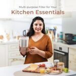 HomeEssentials Greek Yogurt & Curd Maker - 1100ml Fine Mesh Strainer with Lid | Multifunctional yoghurt Filter | Curd Maker for Home | Whey Separator | Perfect for Homemade Yogurt, Curd, Cheese & More - Image 3