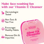 Whimsy Beauty Vitamin E Face Cleanser for Kids & Preteens | Gentle Daily Face Wash with Aloe Vera, Blood Orange & Niacinamide | 4–16 Years | Organic, Natural Formula | Sulfate & Paraben Free | Dermatologist Tested | 180 ml - Image 5