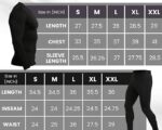 Unbeatable Mens Sports Running Set | Polyester Spandex Compression Shirt and Tights for Men Workout Combo Set | Long Sleeve Quick-Dry Fitness Track Suit for Man - Image 6