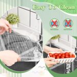 Vasukie Divided Fridge Storage Boxes With 4 Serving Veggie Tray with Lid and Handle, Fridge Organizer with Removable 4 Compartment, Fridge Storage Containers (4 Compartment-1PC) - Image 9