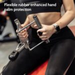Gym Grip Pads For Weight Lifting: Dumbbell Lifting Rubber Grips Pad - Gym Workout Gloves Weight Lifting Grips - Pull Up Grips - Gymnastics Hand Grips For Men Women No Sweaty,Black - Image 6