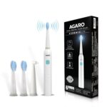 AGARO COSMIC Lite Sonic Electric Toothbrush for Adults with 6 Modes, 3 Brush Heads, 1 Interdental Head and Rechargeable with 3.5 Hours Charge Lasting up to 25 Days, Power Toothbrush, Black - Image 7