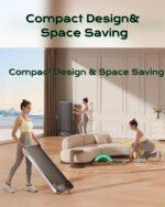 LET’S Play Mini Walking Pad 3HP Peak | Under Desk Treadmill for Home with Extra Wide Surface, 8% Manual Incline, 110kg Max Weight with Remote | Ready to Use, No Assembly - Image 4