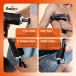 Massager Gun for Pain Relief, Deep Tissue Percussion Massage, Full Body Sports Massager, 99 Speed Settings & 3 modes, Digital Display, Multiple Attachments Muscle Recovery, Type-C charging - Image 4