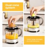 Lifelong Electric Citrus Juicer | Dual Cones & 700 ML Capacity | Electric Juicer Machine for All Fruits | Powerful 40W Motor for Low Noise | Fast Juicing at Home | Compact & Stylish for Daily Use - Image 7