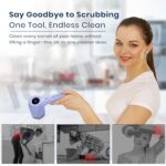 5 In 1 Electric Cleaning Magic Brush Multifunctional Spin Cleaner Brush With 5 Brush Heads and Charging Cord For Multi Use Kitchen Tiles Carpet Sink Basin Bathroom Dish Pots Wall Shoe Car Surfaces (1) - Image 8