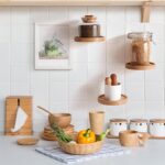 UHUD CRAFTS Decorative Set of 3 Small Round Wooden Wall Shelves - Space-Saving Solid Wood Floating Shelves | Wooden Wall Mounted Plant Shelves for Home Decor - Image 2