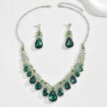 Shining Diva Fashion Necklace Jewellery Set for Women Latest Stylish Design Fancy Crystal (16987s) - Image 5