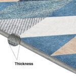 ishro home 3x5 Feet 3D Jet Multi Printed Carpet Rug Runner and Carpets for Bedroom/Living Area/Home with Anti Slip Backing (Crystals, 3x5 fts) - Image 6