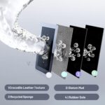 2 Pcs Kitchen Mats Set – Waterproof Memory Foam Anti-Fatigue Mat Non-Slip Rug for Kitchen, Sink, Laundry & Home Office – 120x40 cm + 40x60 cm (Cooking Time Design) - Image 6