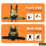 Buraq Pup Explorer Head-Out Dog Carrier Backpack, Adjustable Front & Back Head-Out Feature with Wide Straps & Hip Belt Support, Travelling Pet Bag for Small Breed Puppies (Grey, S) - Image 6