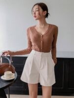 GRECIILOOKS Women’s Western Shorts – Trendy Knee Length Casual Bottoms | Relaxed Fit Summer Shorts for Girls & Women (Available in Plus Size) - Image 6