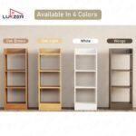 Lukzer 3 Layer Engineered Wood Multipurpose Rack Bookshelf Storage Organizer Stand (MR-010/Oak Brown/80x33x22cm) - Image 9