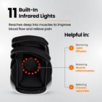 UltraCare PRO UNIQ Knee Massager - 1 Year Warranty - Joint & Muscle Pain Relief - Heat, Vibration, Infrared & Laser Therapies - Rechargeable - Arthritis Massager - Portable & Lightweight - Image 3