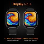 Fire-Boltt Ninja Call Pro Max Bluetooth Calling Smart Watch, 2.01" HD Display, 120+ Sports Modes, Health Suite, AI Voice Assistance, SpO2 & Heart Rate Monitor Smartwatch for Men & Women - Black - Image 5