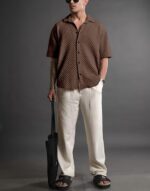 Casual Shirt for Men|| Shirt for Men|| Men Stylish Shirt||Button Down Shirts Half Sleeve Bubble Fashion Textured Shirt - Image 4