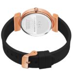 CHARLIEKEEN Women's Luxury Watch, Rose Gold Case, Silicone Band, Crystal Markers - Image 7