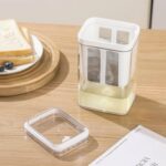 HomeEssentials Greek Yogurt & Curd Maker - 1800ml Fine Mesh Strainer with Lid | Multifunctional yoghurt Filter | Curd Maker for Home | Whey Separator | Perfect for Homemade Yogurt, Curd, Cheese & More - Image 7