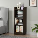 Lukzer 3 Layer Engineered Wood Multipurpose Rack Bookshelf Storage Organizer Stand (MR-010/Oak Brown/80x33x22cm) - Image 12