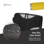 Gotrippin Packing Cubes for Travel, 6 in 1 Water Resistant Travel Organizer Pouch Set (4 Cubes+ Drawstring Bag+ Cosmetic Pouch), Luggage Suitcase Wardrobe Organiser Bags (Grey),Polyester - Image 12