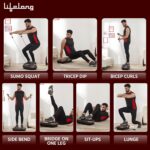 Lifelong Crazyfit Vibration Plate Massager Machine for Full Body, Muscle Toning, Pain Relief, Flexibility, Comes with 5 Program Modes & Remote, 1 Year Warranty, Corded Electric (LLM234, Brown) - Image 6